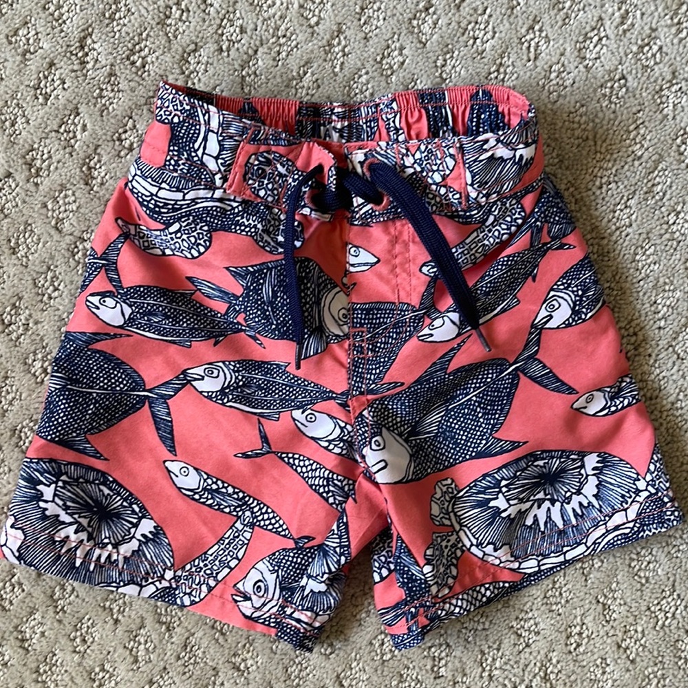 Janie & Jack swim trunks, 6-12 months